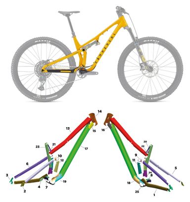 COMMENCAL TEMPO 2023 - S - MAT