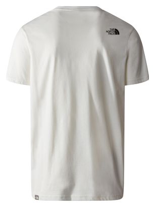 T-Shirt Manches Courtes The North Face Easy Blanc