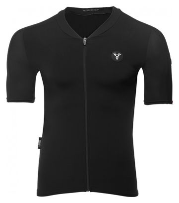 LeBram Allos Kurzarmtrikot Schwarz Aero Fit