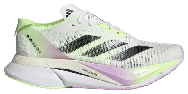 Women s Running Shoes adidas Performance adizero Boston 12 Blanc Vert Rose