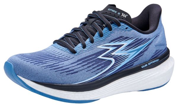 Chaussures de running 361-Spire 6 (D) Denim/Silence Blue