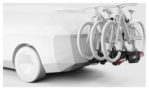 Porte-Vélo sur Boule d'Attelage Thule Epos - 3 Vélos Noir