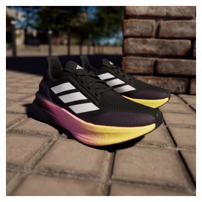 adidas Ultraboost 5X Men's Running Shoes in Black/Pink/Orange