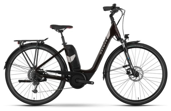 Raymon CityRay E 5.0 SE Bicicleta eléctrica de ciudad Tektro 9S 500Wh 700mm Marrón 2024