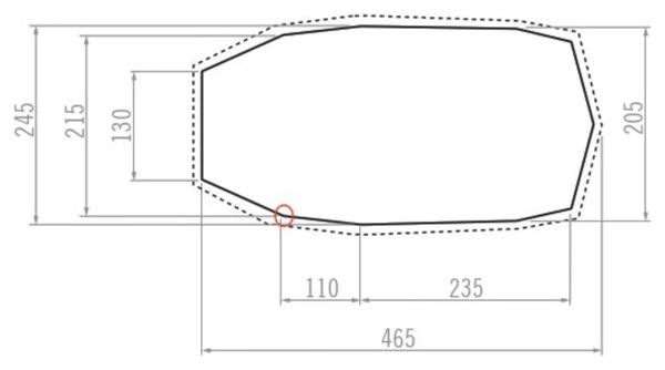 Funda de suelo Vaude para tienda Allround Taurus XT 4 personas Marrón