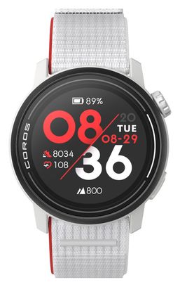 GPS-Uhr Coros Pace 3 Nylon Weiß Chalk