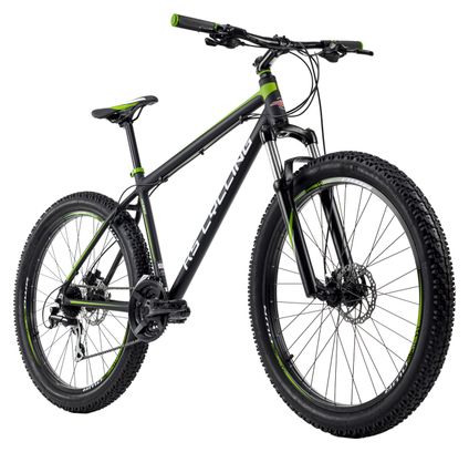 VTT semi-rigide 27 5'' Plus Xceed noir-vert TC 46 cm KS Cycling