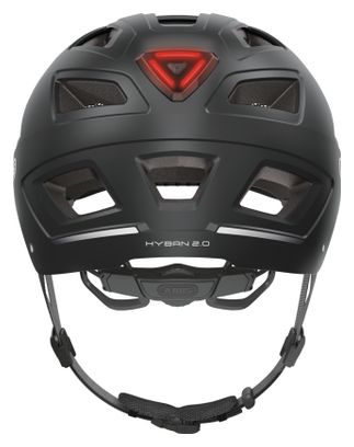 Abus Hyban 2.0 LED Signalhelm Schwarz