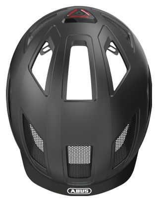 Abus Hyban 2.0 LED Signal Helm Zwart