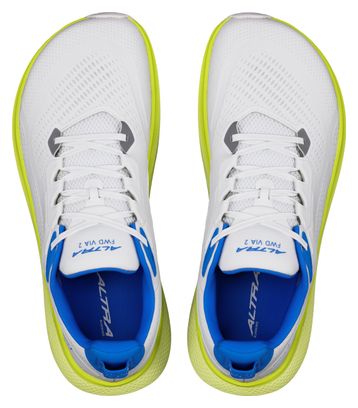 Altra FWD Via 2 Wit/Geel/Blauw Hardloopschoenen voor Heren