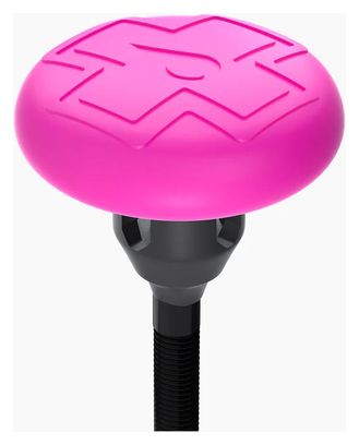 Muc-Off Tubeless Tracker Bracket Pink with 44mm Valves Black