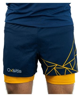 Oxsitis Adventure 2-in-1 Shorts Zwart Geel