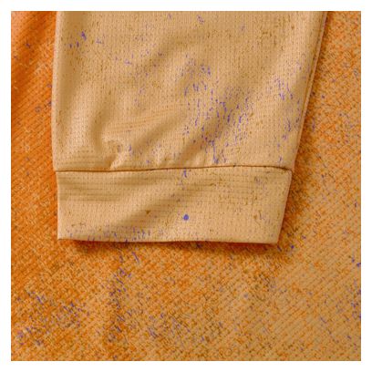 Camiseta de manga larga Endura Singletrack Print Orange para hombre