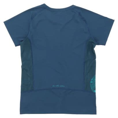 Camiseta técnica de mujer Lagoped Teetrek Azul Oscuro