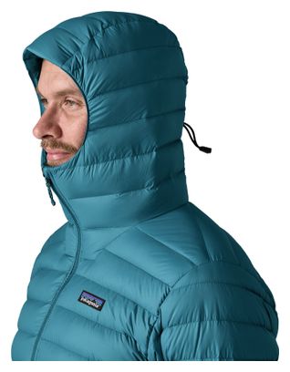 Patagonia Down Sweater Hoody, Blue, Men's