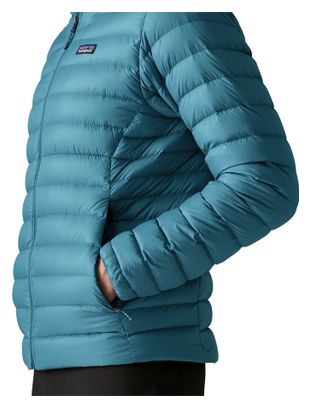 Patagonia Down Sweater Hoody, Blue, Men's
