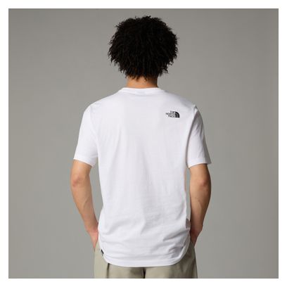 The North Face Easy Korte Mouw T-shirt Wit