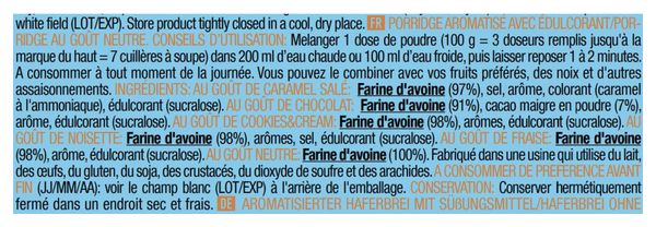 Instant Oats (1kg) - Biotech Usa - Chocolat -  Flocons D'avoine