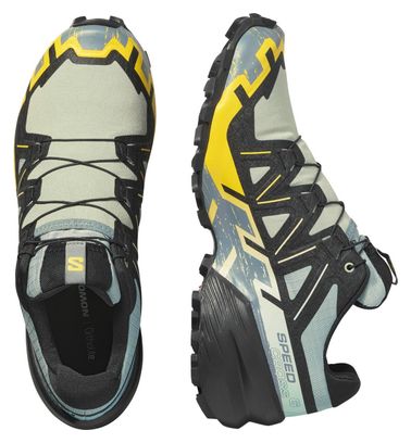 Salomon Speedcross 6 Herenschoenen Grijs/Geel