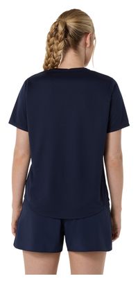 Maglia a maniche corte Asics Core blu da donna