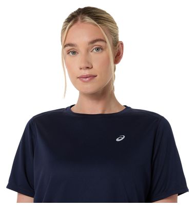 Maglia a maniche corte Asics Core blu da donna