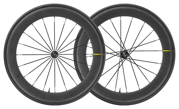 Par de ruedas Mavic Ellipse Pro Carbon 65 UST | Yksion Pro UST