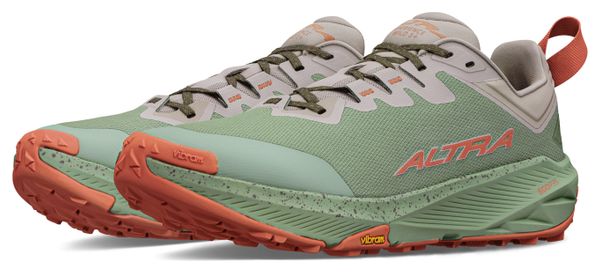 Chaussures Trail Altra Experience Wild 3+ Vert/Rouge Homme