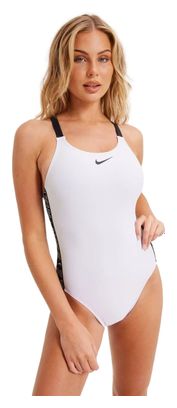 Traje de baño de 1 pieza Nike Swim Fastback Blanco