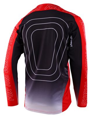 Troy Lee Designs Sprint Richter Race Red Long Sleeve Jersey