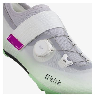 Scarpe da MTB Fizik Ferox 2 Carbonio Grigio/Verde