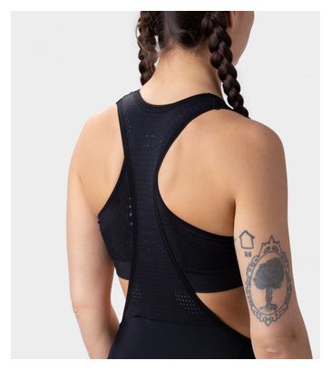 Culotte corto para mujer Alé Sella Plus Negro/Blanco