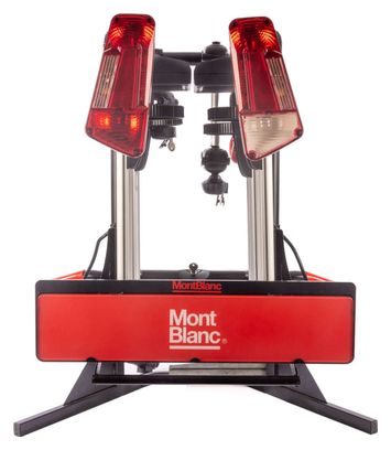 Porte-vélos plateforme sur boule d'attelage Mont Blanc SAREK compatible E-bike