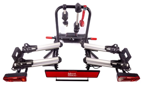 Porte-vélos plateforme sur boule d'attelage Mont Blanc SAREK compatible E-bike