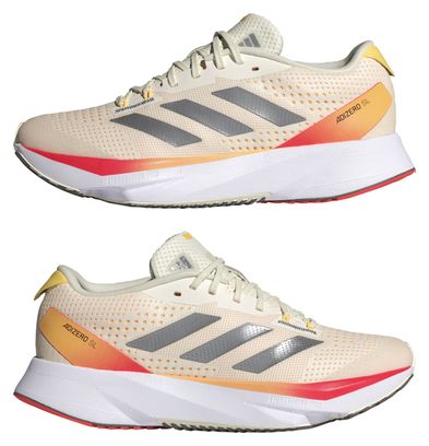 Chaussures Running adidas Performance Adizero SL Beige Orange Femme