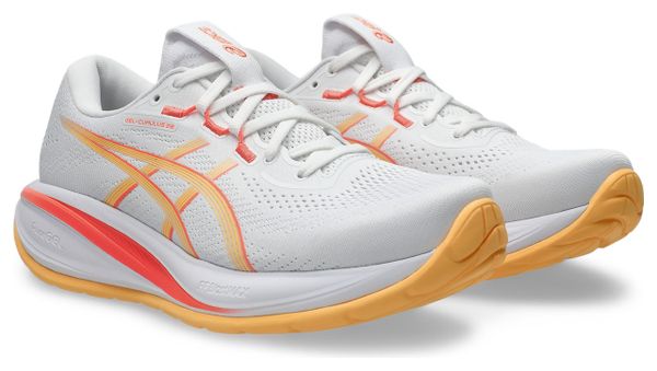 Asics Gel-Cumulus 28 Women's Running Shoes - White/Orange