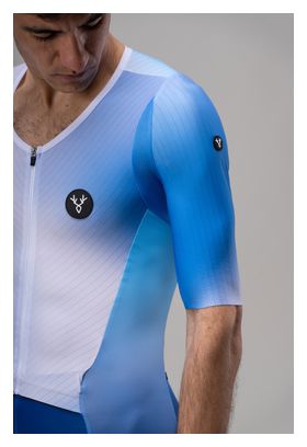 Tuta da triathlon LeBram Race per lunghe distanze, blu
