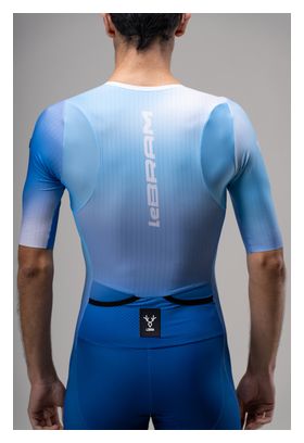 Tuta da triathlon LeBram Race per lunghe distanze, blu