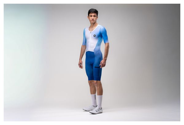Tuta da triathlon LeBram Race per lunghe distanze, blu