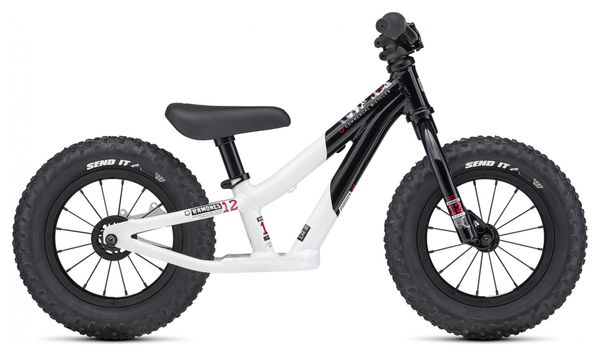 Bicicleta sin pedales Commencal Ramones 12 '' Negro / Blanco 2021
