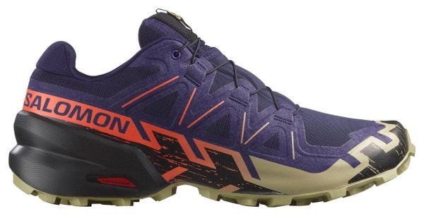 Salomon Speedcross 6 Scarpe da trail da uomo blu/rosso