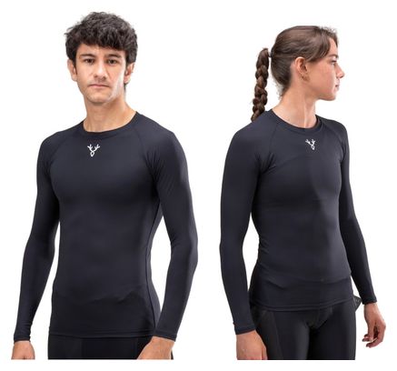 Lebram Training Maglia unisex a maniche lunghe nera