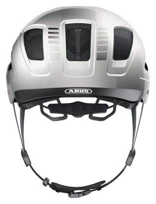 Casque Abus Hyban 2.0 LED signal silver
