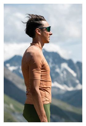 Lagoped Carduelis Brown Men's Short-Sleeve Shirt 