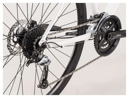 Trek FX 3 Disc City Fahrrad Shimano Acera 9S Weiß 2020