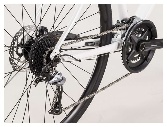 Trek FX 3 Disc City Bike Shimano Acera 9S White 2020 | Alltricks.com