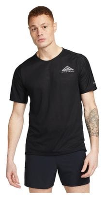 Nike Dri-Fit Trail Solar Chase Short Sleeve Jersey Black