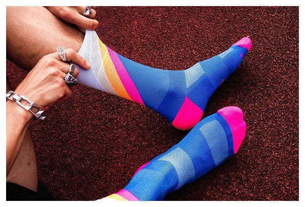 Calcetines Incylence Grades Azul/Amarillo