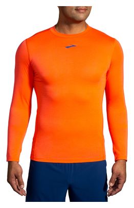 Camiseta de manga larga Brooks High Point Naranja para hombre