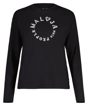 Women's long-sleeved T-shirt Maloja MizniM. Black