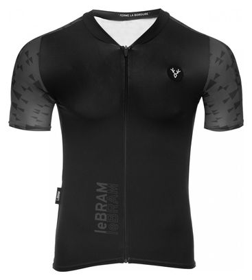 Maillot Manches Courtes LeBram Loze Noir Coupe Aero